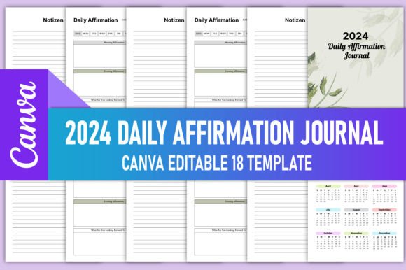 2024 Daily Affirmation Journal Canva KDP: A Practical Guide to Creating and Customizing Your Own