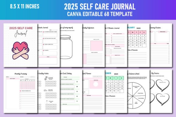 2025 Self Care Journal Canva KDP: Your Ultimate Tool for Personal Growth and Well-Being