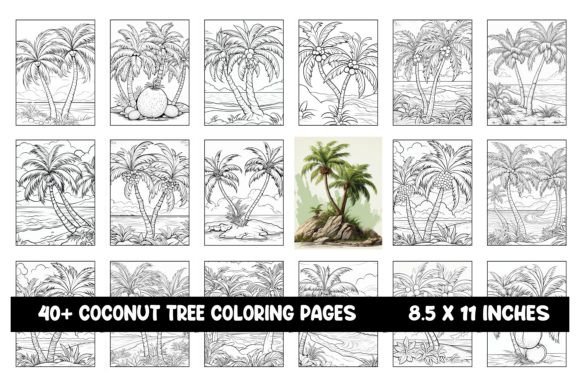 40 Coconut Tree Coloring Pages: A Creative Resource for Everyone