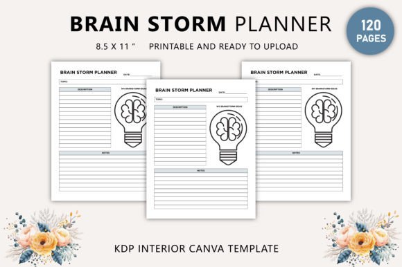 Brain Storm Planner Canva Template: A Powerful Tool for Structured Creativity