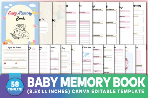 Creating Lasting Memories with the Editable Baby Memory Book Canva Template