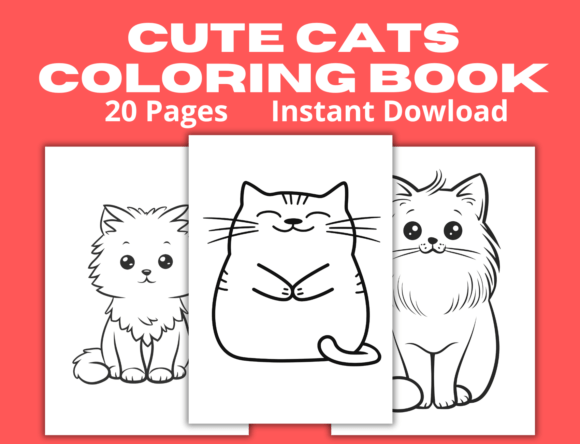 Cute Cats Animals Coloring Book Volume 1: A Versatile Resource for Creators and Entrepreneurs