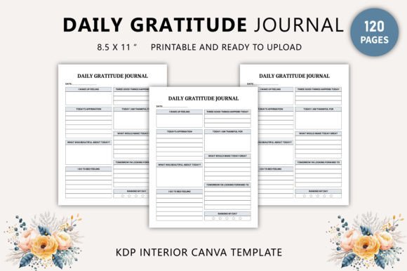 Daily Gratitude Journal Canva Template: A Modern Tool for Mindful Living