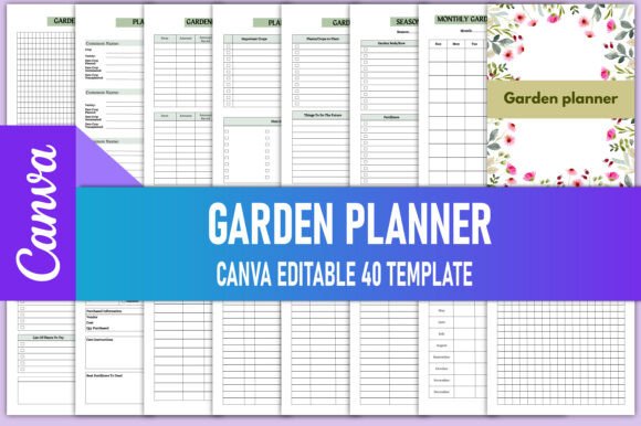 Editable Garden Planner Canva KDP: A Strategic Tool for Organized Gardening
