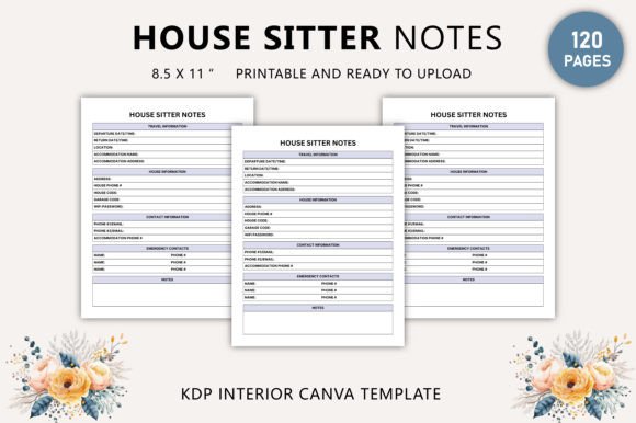 House Sitter Notes Canva Template: A Practical Solution for Home Management