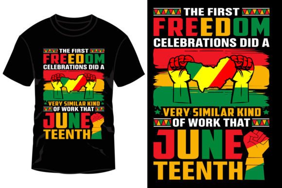 Juneteenth T Shirt Design 2024