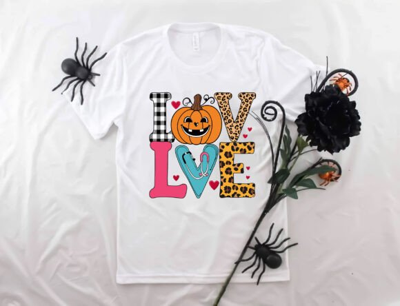 Love Halloween T-Shirt Design and Halloween T-Shirt Design You, Will Get a High-quality PNG File