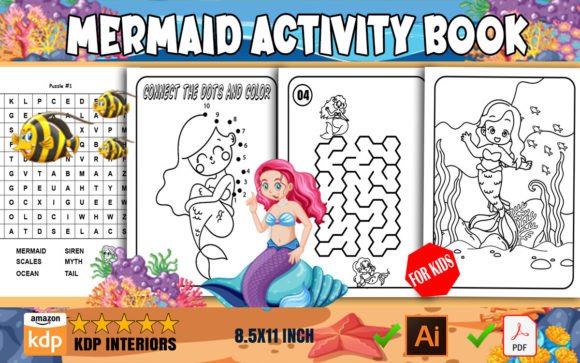 Maximize Your KDP Business with the Mermaid Activity Book for Kids KDP